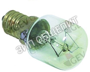 Лампа накаливания 23155100 Bertos, 15Вт, 300 °C, для лампы духового шкафа для E4F+FCD8, E4F+FCDQ8