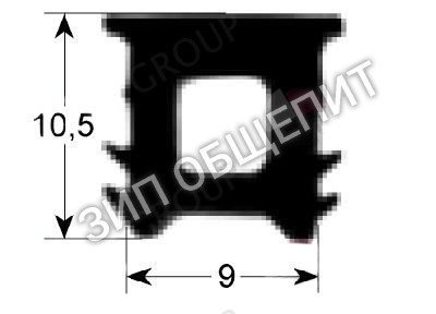 Уплотнитель дверной Lainox для GM210H / GM210M / GM210M+SC / GM210P / GV210H