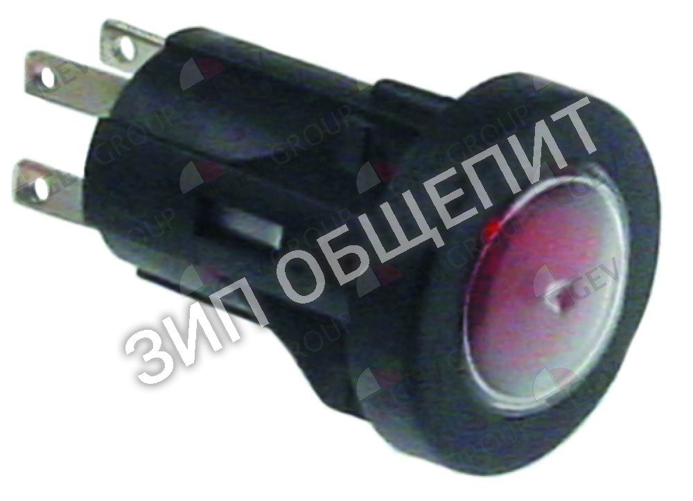 Выключатель нажимной кнопочный 5018609593 Ambach, освещён., с защитным колпачком для GF1-45, GF1-45-BF, GF1-45-D, GF2-60