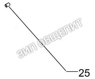 Крепления замка PAFOC00629 для пароконвектомата Dexion модели DFEM220L