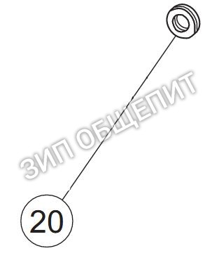 Диск промежуточный 459004 / REB459004 для ПММ Amika модели 61XL