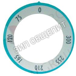 Маркировка регулировочной ручки 164584 MBM-Italia, термостат 75-300 °C для EFT49L / EFT49LC / EFT49R / EFT49RC / EFT99L