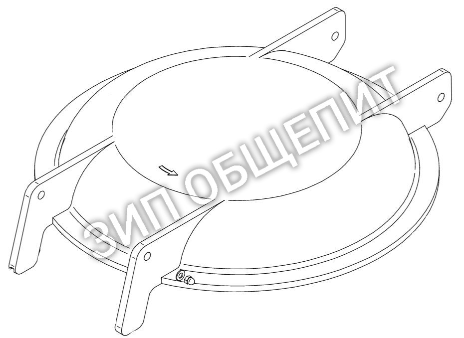 Крышка 720000027147 для картофелечистки Абат модели МКК-500