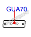 Уплотнение GUA70 для конвекционной печи Garbin модели 64PXVAPOR