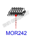 Клеммная колодка MOR242 для конвекционной печи Garbin модели 64PXVAPOR