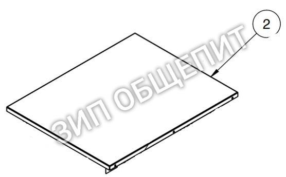 Крышка верхняя 1011946 для коптильни Alto-Shaam модели 500-TH-II