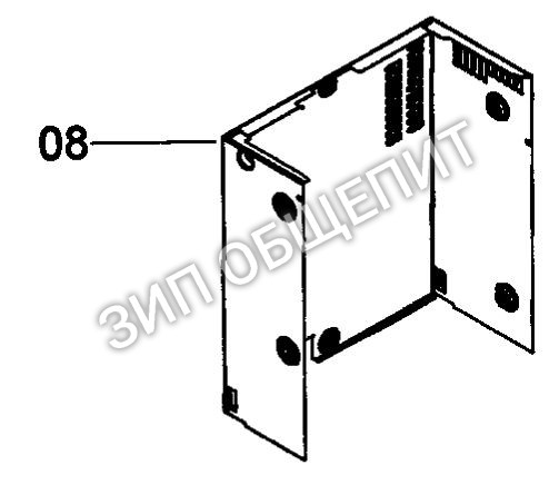 Задняя стенка корпуса 7032113300 для эспрессо-машины DeLonghi модели 1782242