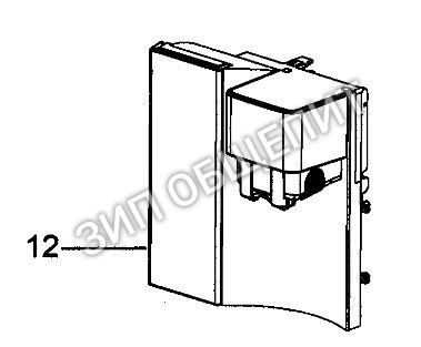 Дверь в сборе 7332216800 для эспрессо-машины DeLonghi модели 1782242