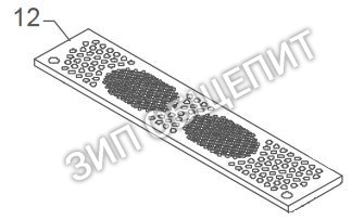 Решетка сливного лотка 5094501LW для кофемашины Bezzera модели ELLISSE