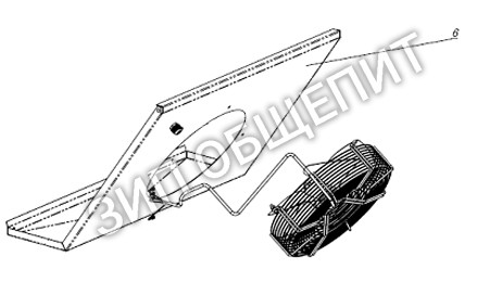 2909038d ПОДДОН ИСПАРИТЕЛЯ (СБ) MМ221 (ДАО-86-18-3,0) POLAIR SM 218 S, SM 222 S, SM 226 S