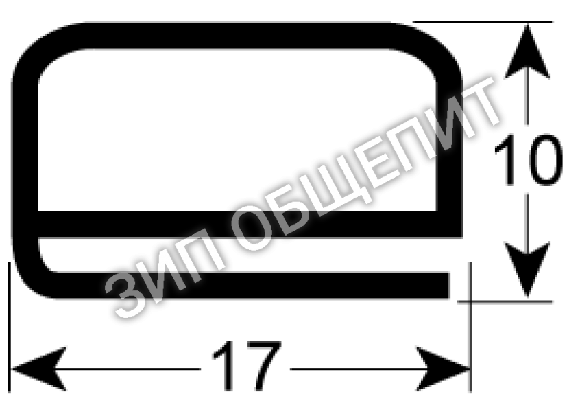 Уплотнитель дверной 36883 Hoonved для EDI13-2, EDI13ALTA-2, EDI13ALTABT, EDI13BT, EDI4, EDI6-2, EDI6BT, EDI8-2, EDI8BT, HD130BT